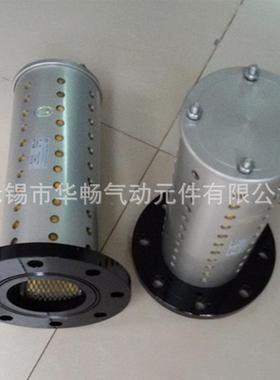 华畅气动法兰筛板-式音FXS2a-F8消器FX2aF80厂S家直销压滤机用消