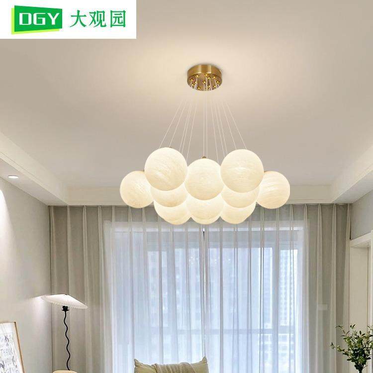 卧室668吊灯月灯具现代约房童间主卧灯创意泡泡简灯餐厅儿房灯L2,家装灯饰光源,智能吊灯,淘宝优惠券,粉丝福利购,淘宝优惠卷