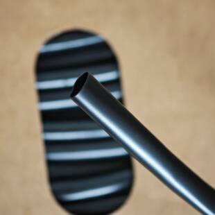 亮面热缩2倍收缩无字非阻燃耳机光线专管用套管亮热φ0.6*40缩套