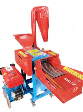 能柴油XIK机铡草揉丝机粉碎一体机多功玉米秸秆碎牛羊切草揉丝粉