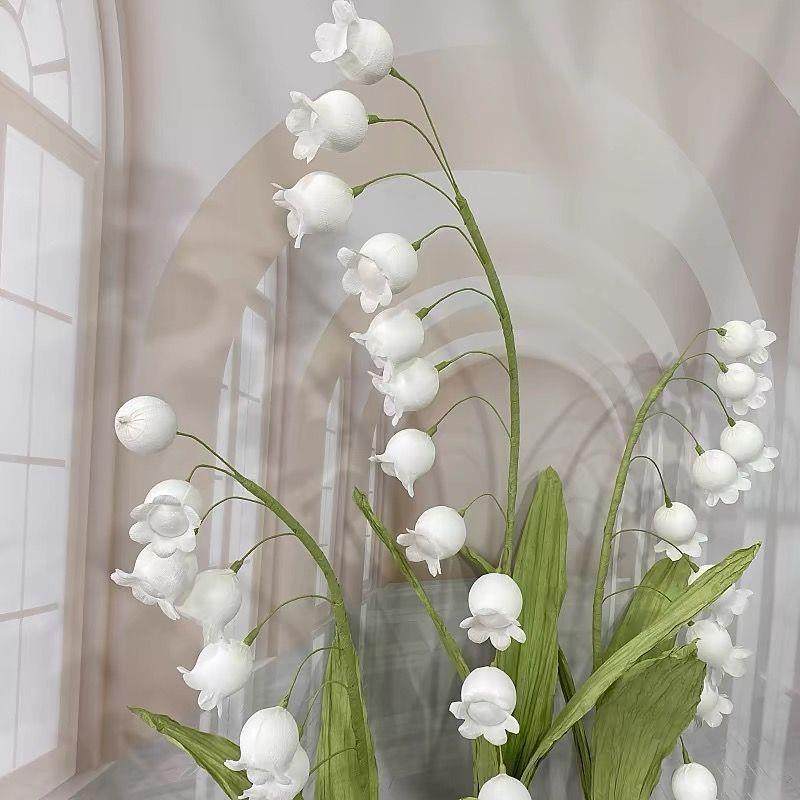 仿真兰花装饰摆件风铃庭院简约居家悬挂桌面招财网红卧室吧台美陈,收纳整理,烫衣板及配件,淘宝优惠券,粉丝福利购,淘宝优惠卷