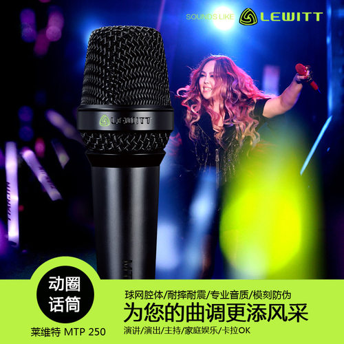 LEWITT/莱维特MTP250DMS专业演出动圈麦克风舞台话筒