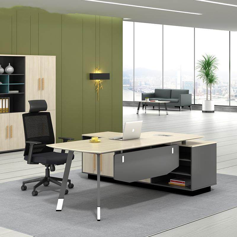 老板桌经理桌简约现代单人办工桌男女士主管桌椅组合现代办公桌