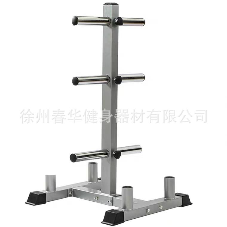 健身器材铃片架哑铃架子杠铃架家用哑铃存放架飞铃片三孔插片