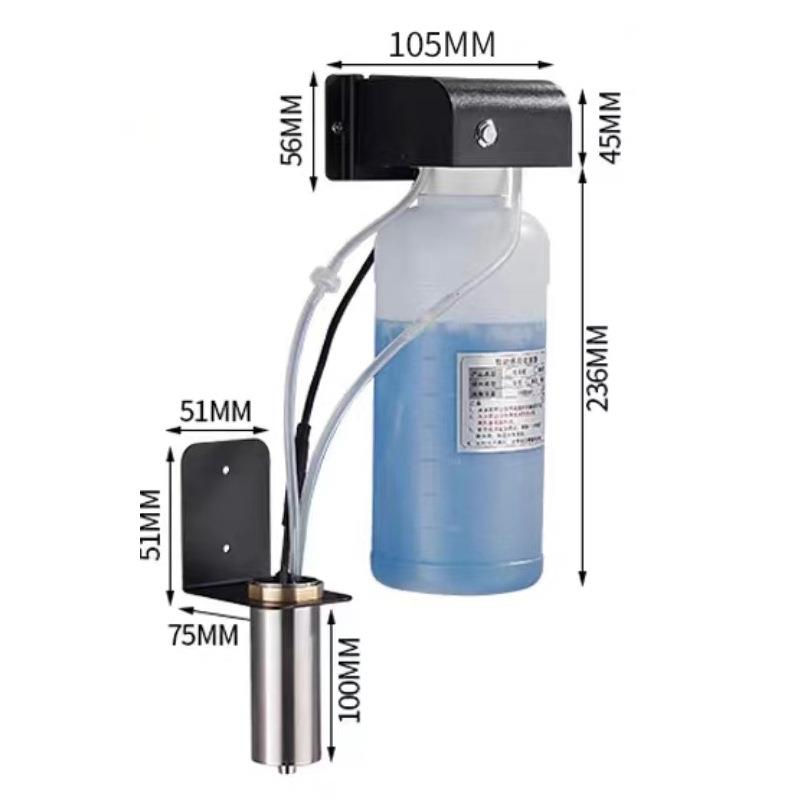 1000ml厕所镜柜自动皂液器广州芊菊内嵌暗藏式手部清洁感应给皂器