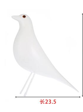 白色伊姆斯小鸽鸟子摆鸽299件和平树脂小鸟摆家居饰品橱窗件装饰