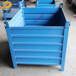 厂家仓储笼铁铁快395皮库箱堆垛储物运输周转箱仓递分拣重型框