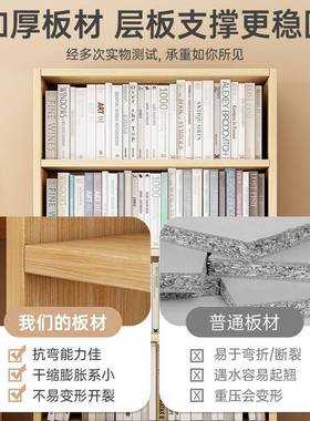 书一PZM架落地置物家用体靠墙收简纳柜子客厅架子格子置物柜易书