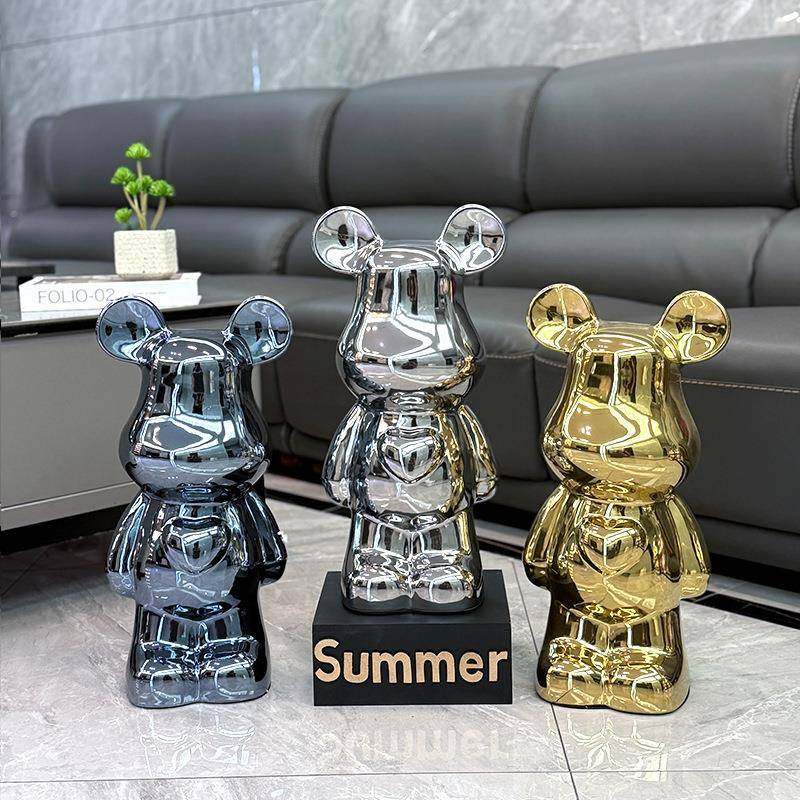 玄50c童罐m暴力熊存钱客厅电视柜大号落地摆件暴力熊存儿创意收纳