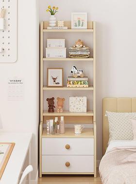 书架床柜头AIP床置物架落层地床边收纳柜子家用卧室多简头易书柜