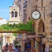 北时欧创意客厅家用复术T8805古挂钟双钟表极简钟面艺铁艺仿古墙