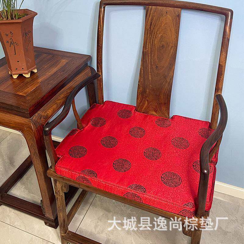 织锦坐垫学生椅餐缎椅垫办室子凳009子榻榻米椅垫圈椅贵妃椅新公