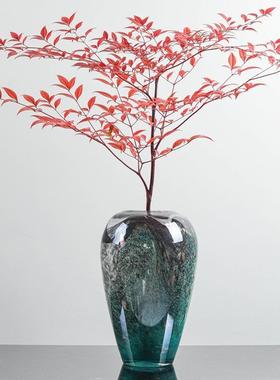 轻璃奢琉培玻璃花瓶美式TB-62896样板房现代创意装饰水客厅插花花