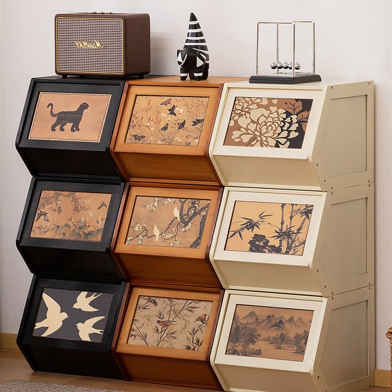 网红创意五斗柜卧室储物柜收纳家用客厅靠墙床尾置物Y整理小立柜