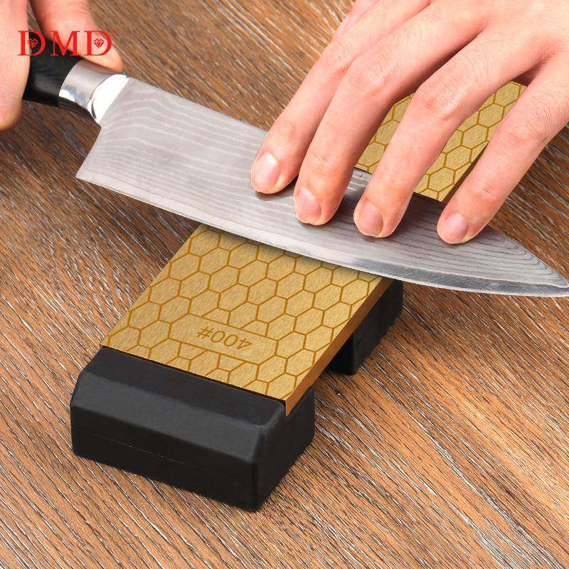 厂家金色镀钛4刚000GGT0目双面金刚砂金10石磨刀器磨刀石