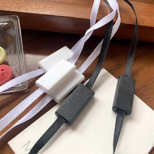 服装衣服吊牌绳挂牌高品双扣OBP质吊一次绳线性