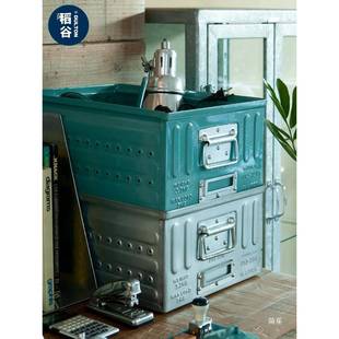 DULTON金属收纳箱1户外工家用整箱业风理工具箱6L113 298加大