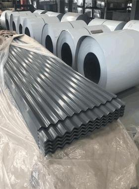 1.55彩钢QNV瓦屋面ral70248角驰0彩涂瓦70型灰色2彩钢瓦压型彩钢