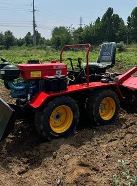 坐式3驾BZV5马力履带旋耕机驶款履带式微耕种机果园乘植除草机