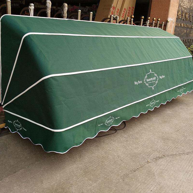 法蓬西式瓜雨篷折叠活PIF动定篷窗户阳阳台遮阳蓬户外奥固丝布料