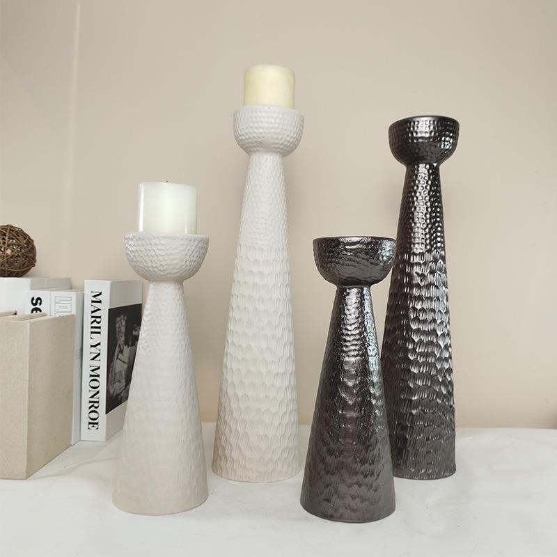 简约意间FEW式轻奢风树脂软装边烛台摆设家居客厅氛围样板餐桌柜