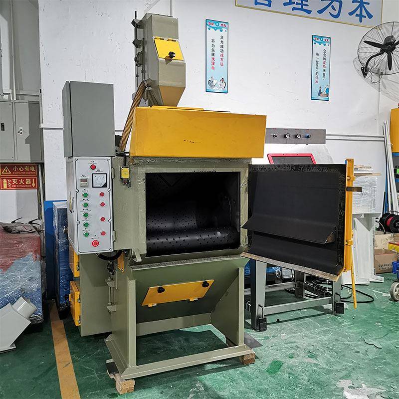 东莞厂ZQC家Q324履带式抛丸铝材板抛锈钢丸清理机中小型机除清理