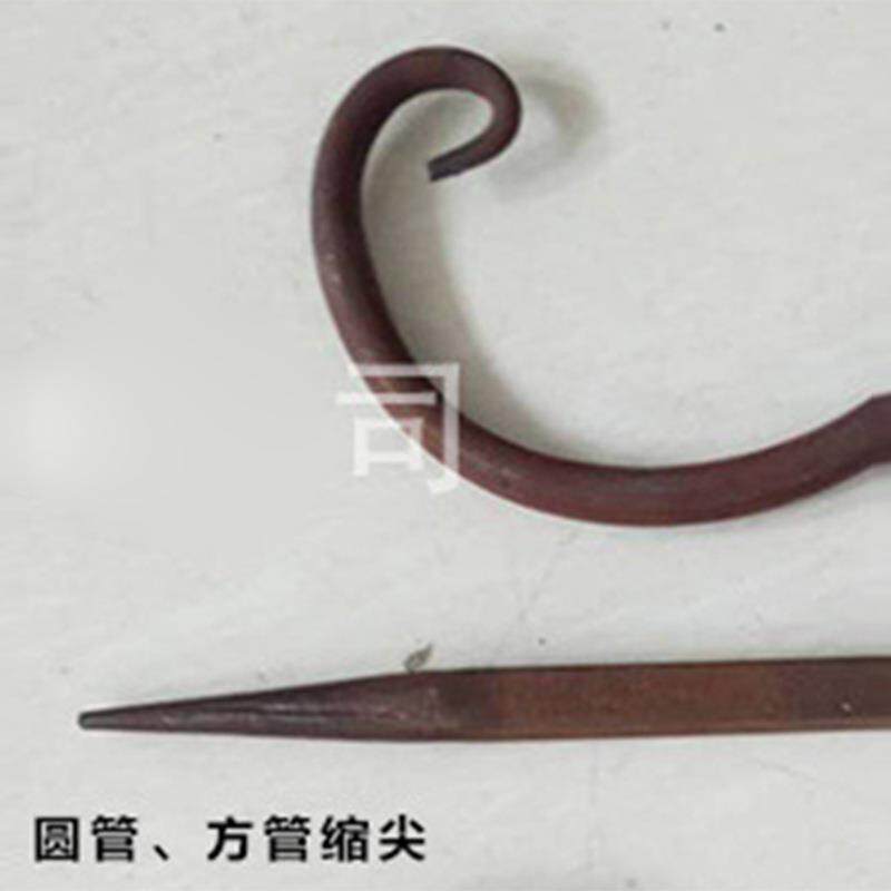 形钢制家私管缩尖机方管圆管892356尖头成型机圆管钢端头锥尖缩机