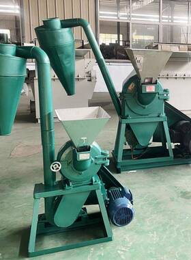 西非VJB口玉面粉碎机加宽双壳齿盘粮食粉米碎立机椰椰丝粉碎机