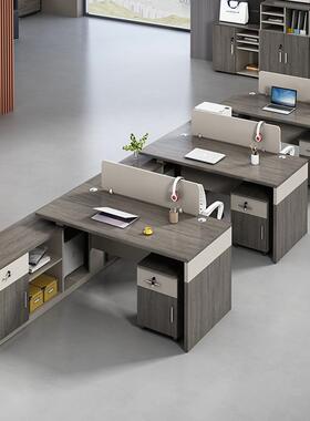 办公家具职员工位财桌务室约现/代46XJBK2004双人屏风卡座简电脑