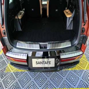 饰配24款 现代途L后防备箱门槛条改装 现代专件后尾箱刮胜 24款 用23