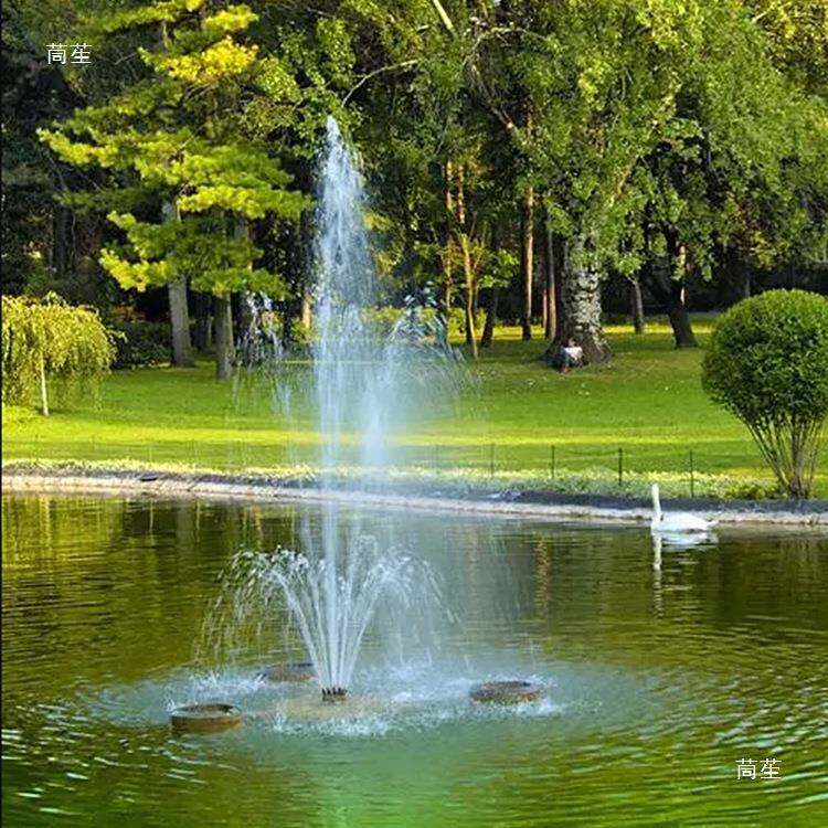 喷泉景景观喷头三层花喷泉园泵庭流水景观园林水花水景476水院池