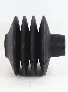 厂家销木售手制新式碳化栗装哑铃黑色中花瓶家居CF20113别墅艺术