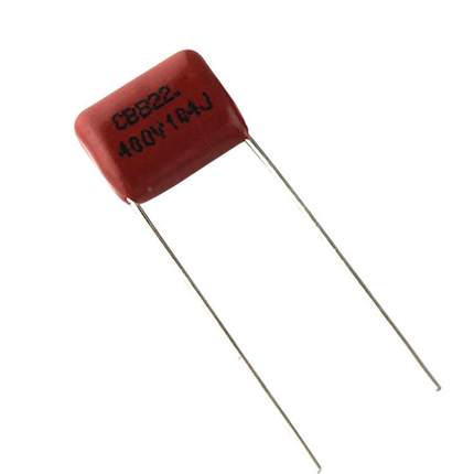 C0BB22薄膜电容040U0V14JCJX0.1F脚距10mm104J/40V无线车充用电容