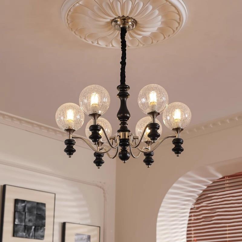 美式客厅吊灯现代中SDDEW-58古风古计大厅主灯设20师25新款法式复