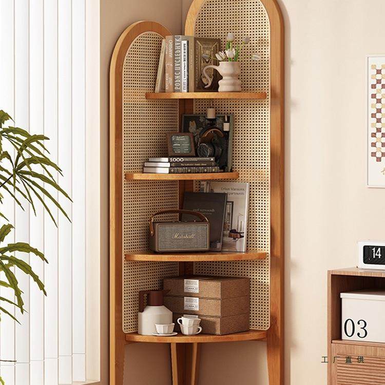 角置储物架实木落地墙边转角收柜客厅三角柜子纳餐厅拐WUW角书架,电子元器件市场,其它元器件,淘宝优惠券,粉丝福利购,淘宝优惠卷