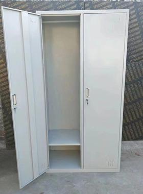 工厂2门衣柜员工宿舍储物两柜铁纳皮柜工厂宿舍门更更衣ST1032收