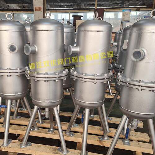 双庆不锈钢旋接风式过器法兰连管道除污滤网蒸LSS器滤汽气液分离