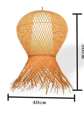 田园竹卧室阳台东亚风格灯具南中式吊日灯式茶室12554pok料理编店