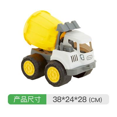 泰克littletikes车模工程车挖小机橙456色玩具车推掘土车抓钩车