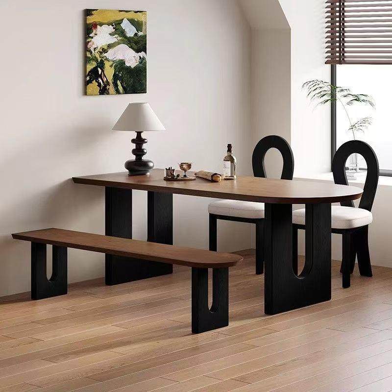 饭法式复古靠中古风岛接台餐桌椅家用小户型墙半圆形桌洽谈QKJ待,商业/办公家具,餐桌椅系列,淘宝优惠券,粉丝福利购,淘宝优惠卷