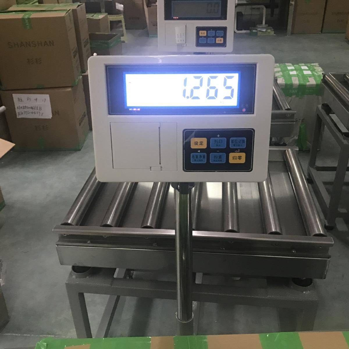 50-300k产品子重量自g检电称带无动力滚电筒输/上海送上下限报警