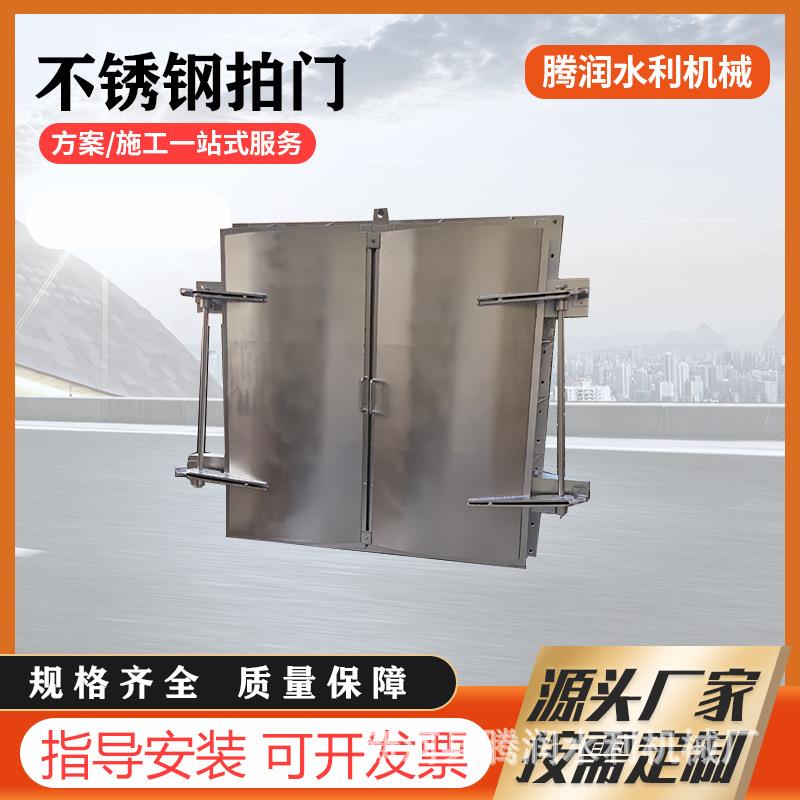 能型翻不锈钢拍门管道制止钢逆阀泵站液侧压849缓冲节不锈钢双开