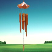 饰音乐风铃 饰空中吊饰庭院装 竹制中式 风铃挂饰创意手工竹筒酒店装