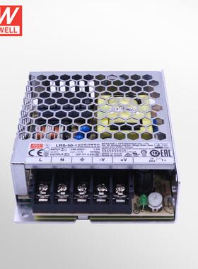 明纬电源RS-50/24V152V压MEANWEL0W驱动监控稳L电源适配器模块开