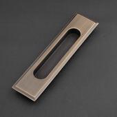 铜隐推拉门把手移拉手嵌入式 实木木门10473大拉手阳台黄厨房卫门