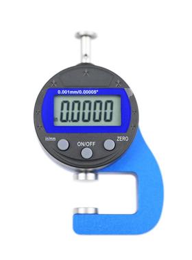 EO0POO高精度0-10m蓝色迷你m数显微型测厚规测厚仪电子千厚分测规