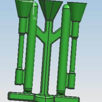 航模标HB96253872-2001货铝合金伸试棒模，拉试样现棒，拉力实验