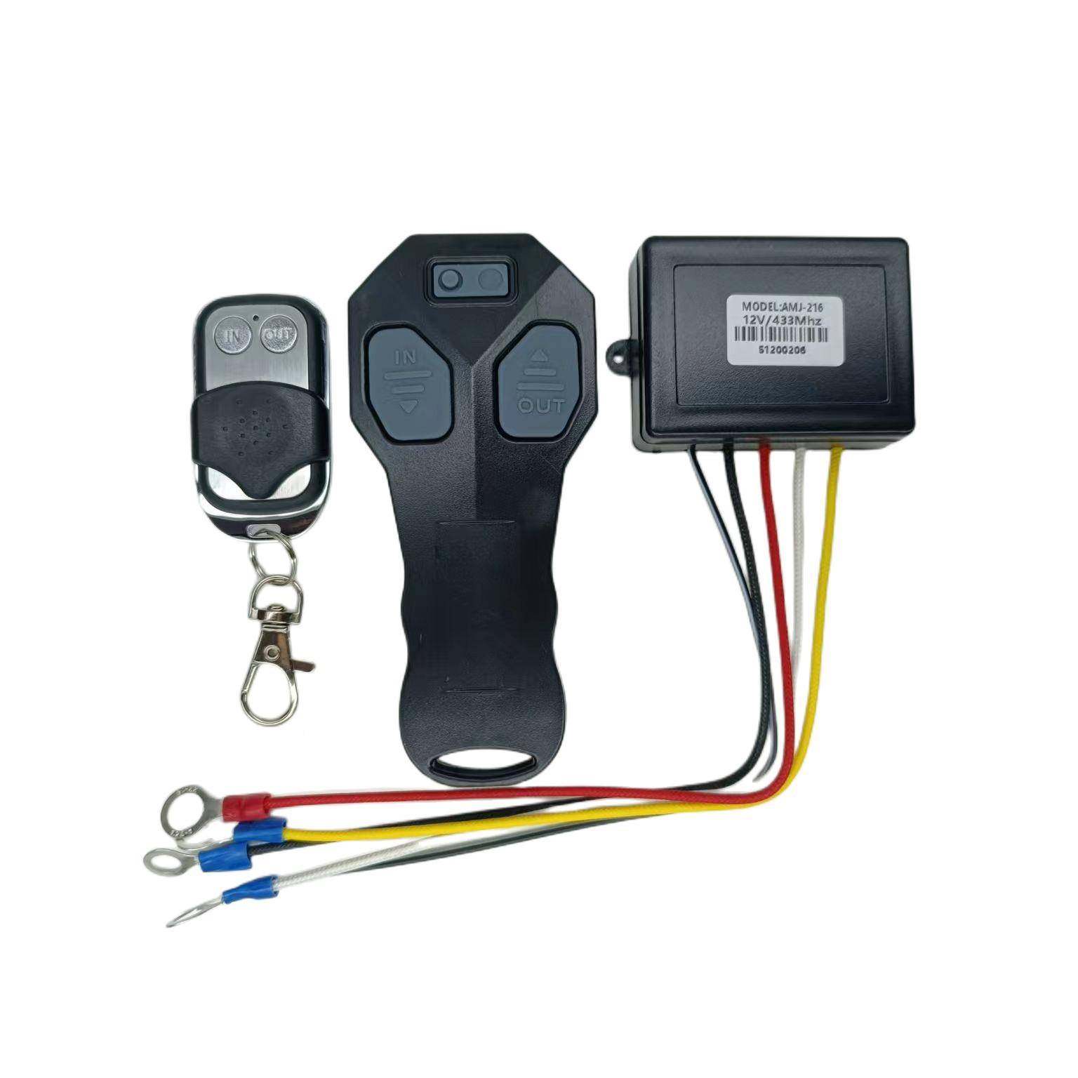 盘越汽车AMJ-X-00绞电动绞盘野制遥控器无线电控系统