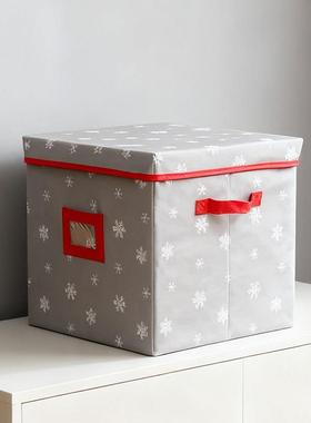 6VRM4格收牛津布诞彩球纳盒衣物杂物整理布箱圣诞装圣彩球无纺收