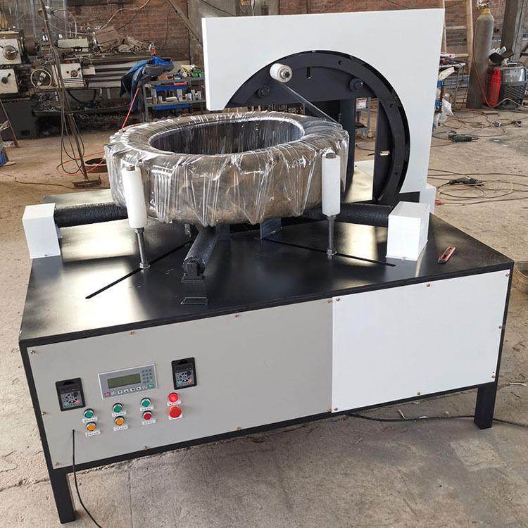 打包机缠膜绕装膜机轮胎裹膜全自动打包绕缠电线电缆缠绕打包QAS